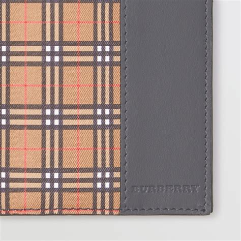 burberry vintage check continental wallet|Burberry small wallet.